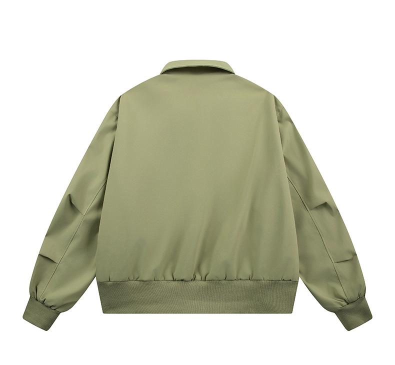 2026 Men's Loose Fit Bomber Jacket: Versatile Casual Spring/Autumn Outerwear for Him and Her