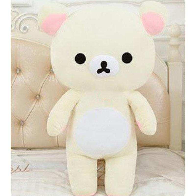 

20/35cm Kawaii Brown Bear Stuffed Plush Toy Cartoon Cute Long Bear Plush Doll Sleeping Pillow for Girlfriend s Birthday Gift 20cm белый