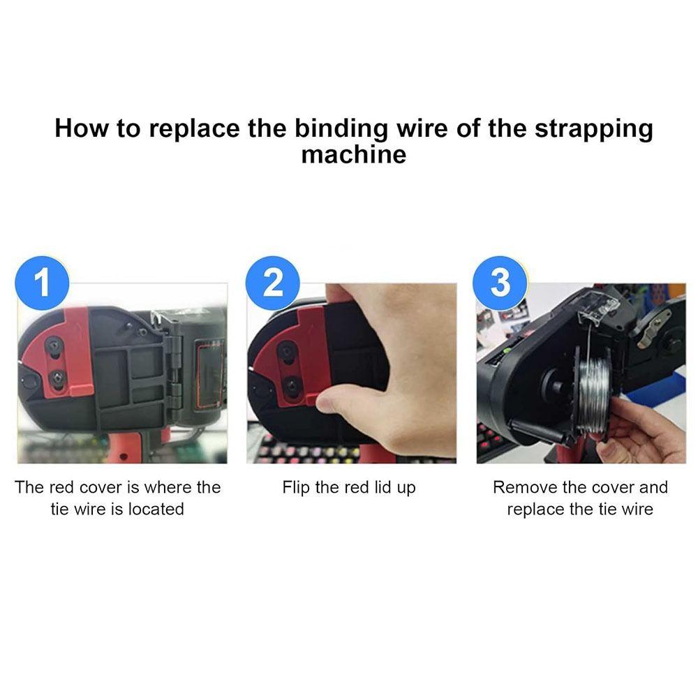 1/4Pcs 110m Length Rebar Tie Wire 0.8mm Diameter Steel Rebar Coil  Automatic Rebar Tying Machine