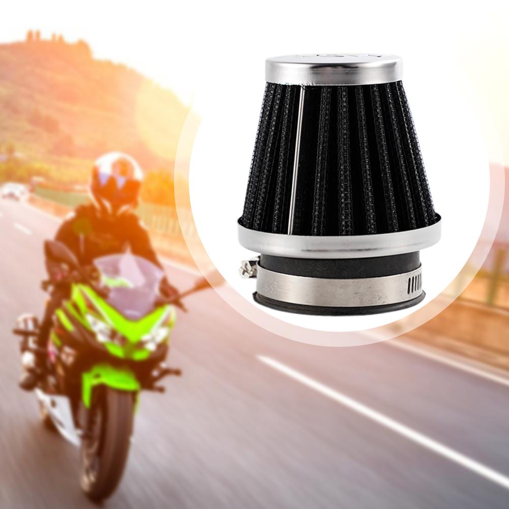 Motorcycle Airs Intake System Filters Metallic Clamp-On Refit Intake Funnel Airs Filter Motorcycle Accessories For Scooter
