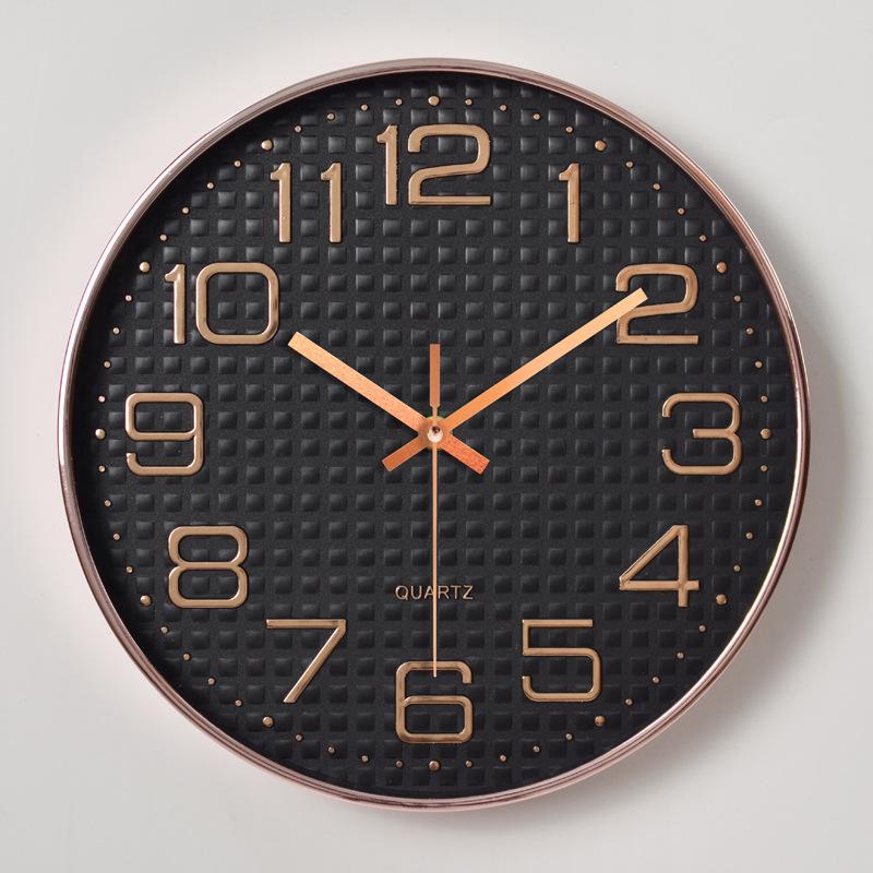 

Пластиковые бесшумные настенные часы, креативные и модные трехмерные настенные часы с цифровой шкалой для гостиной, часы 14 дюймов 35 см