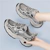 Dad Shoes Women's New Summer Thick-soled Heightening Mesh White Shoes Casual Sports Mountaineering Shoes New Thick-soled