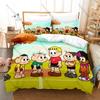 Iconic Brazilian National Cartoon Turma da Mônica Full Printed 3PCS Bedding Duvet Cover + 2 Pillowcases Kawaii Home Decoration