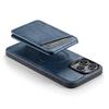 FIERRE SHANN 025 Style For iPhone 16 Pro Max Case Leather+TPU Detachable Card Slots Phone Cover