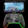 Gaming Controllers With Hall Triggers RGB LED Lights Remote Joystick Gamepad Accessories Bluetooth-compatible Controller