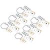 6 Sets Motorcycle Carburetor Repair Kit Professional Replacement for CBX1000 CBX1050 1978‑1983