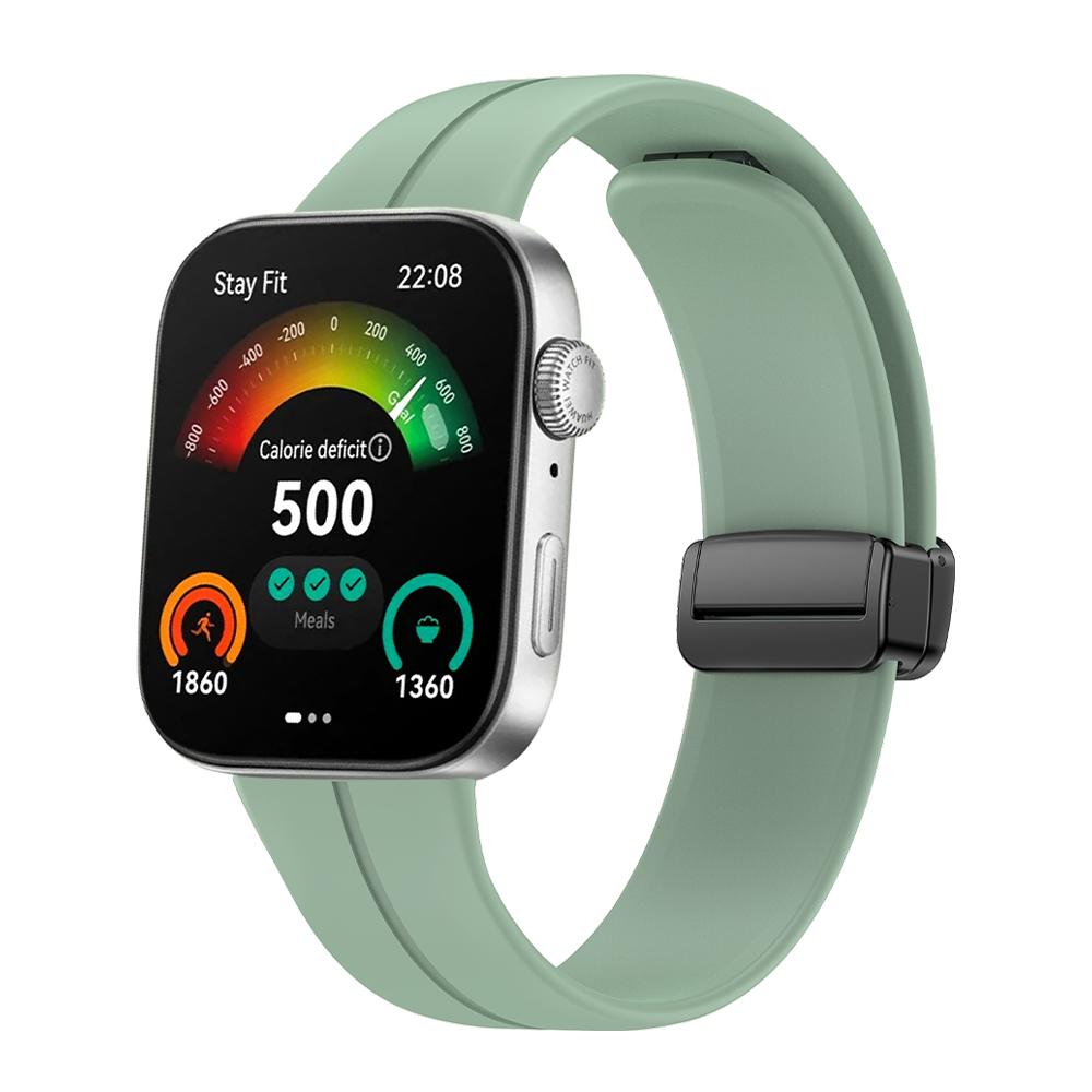 Magnetic Folding Buckle Wrist Band For HUAWEI WATCH FIT 3 Sports Breathable Silicone Strap Replacement Watchband Bracelet