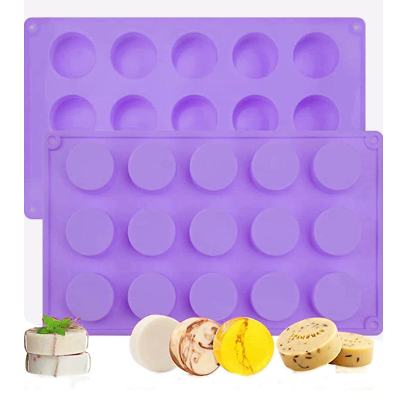 Cylindrical Cake Silicone Mold for Baking and Chocolate Desserts