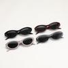 Retro cat eye sunglasses women's high-end fashion trendy UV protection driving sunglasses