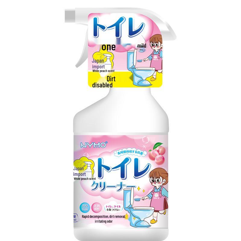 Peach Fragrance Toilet Bowl Cleaner & Deodorizer - Bathroom Descaler Foam