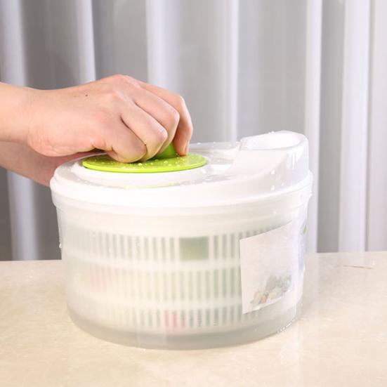 Vegetable Salad Spinner Leaf Dryer Lettuce Vegs Dehydrator Washer Dryer Clean Fruits Basket Serving Bowl Kitchen Tool