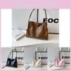 Sac à bandoulière tendance style urbain en cuir PU pour femme Sac fourre-tout souple avec fermeture magnétique