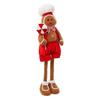 Gingerbread Man On Telescopic Legs 85 Cm Brown