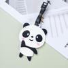 Panda Cartoon PVC Luggage Tag - Creative Travel Boarding Pass for Suitcase