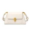 Retro women's bag generation winter new shoulder armpit bag real cowhide niche baguette bag