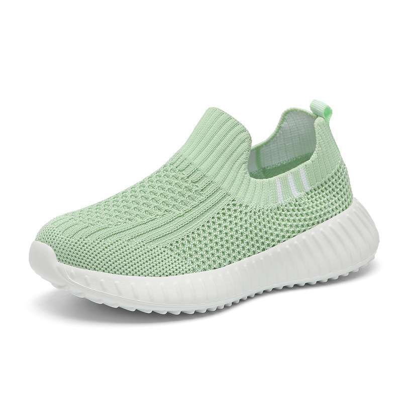 One pedal classmates boys and girls coconut shoes summer mesh breathable primary school students shoes men and women the same trendy shoes women