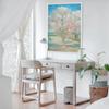 MISITU Jigsaw Puzzle 1000 Piece Puzzle Vincent Van Gogh Peach Landscape Art Painting Masterpiece Flower Tree Plant Present Birthday Christmas Stylish