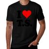 I Heart TS I Love TS T S TS WH TShirt Dry Fit Athletic Short Sleeve Shirt