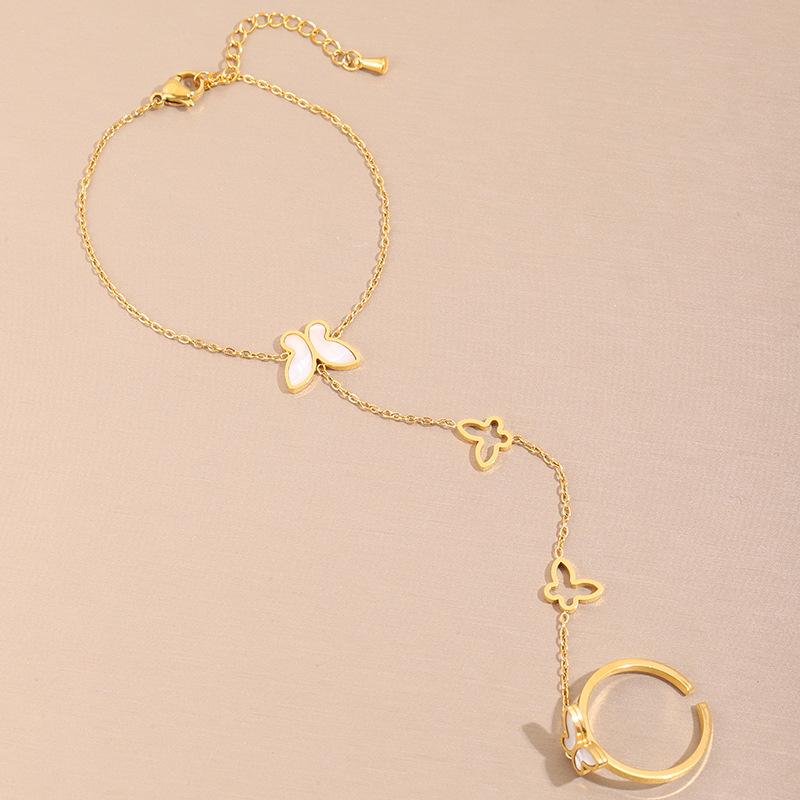 Popular bracelet, titanium steel does not fade, love zircon bracelet, high-end female light luxury niche bracelet, bracelet.