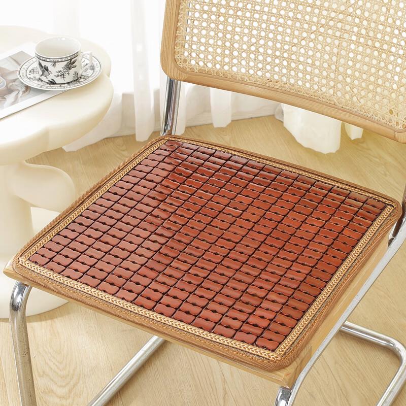 Mahjong Tile Bamboo Summer Cool Seat Cushion for Office, Car, and Home