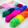 1/2Meters Natural Ostrich Feathers Trim Ribbon 10-15Cm Colorful Plumes Fringes For Carnival Clothing Decoration Crafts