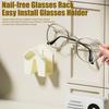 House Shape Glasses Holder Desktop or Wall-Mounted Glasses Stand Decorative Eyeglasses Stand for Bedroom Home Office Desk