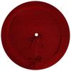 White/Red Knitted Christmas Tree Skirt Polyester Xmas Tree Foot Cover  Wedding