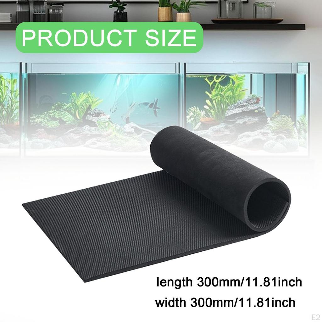 Aquarium Self Leveling Mat Tank EVA Stability Accessories Non Slip Bottom Pad Cushion