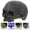Black Skull Resin Naments Fish Tank Decorations Aquarium Decor Fake Model Pet Products Resin Head Bone Statue Fish Tank