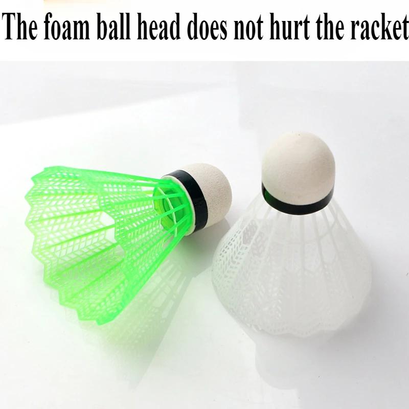 6/12Pcs Colorful Badminton Balls Shuttlecocks Multi-colored Badminton Foam Balls Leisure Sport Games Outdoor Sport