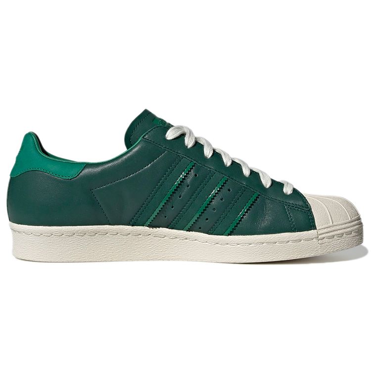 Adidas Originals Superstar 80S Comfortable Casual Durable Low-Top Sneakers Men Sneakers Green BD7368