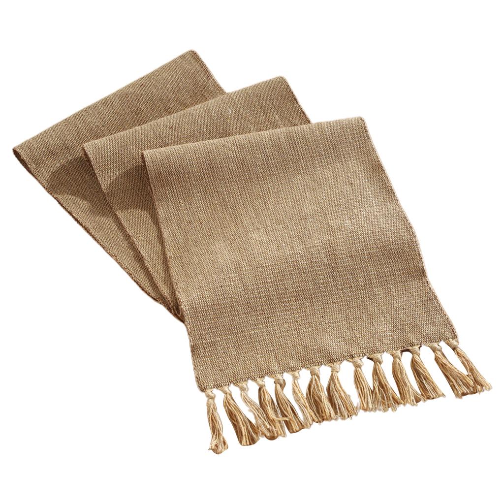 Vintage Woven Cotton Linen Table Runner Country Wedding Party Decoration Home Textiles For Christmas Home Table Runners