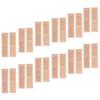 24pcs Unpainted 1:12 Dollhouse Wooden Shutters Window , Miniature Furniture DIY Making Accessoreis