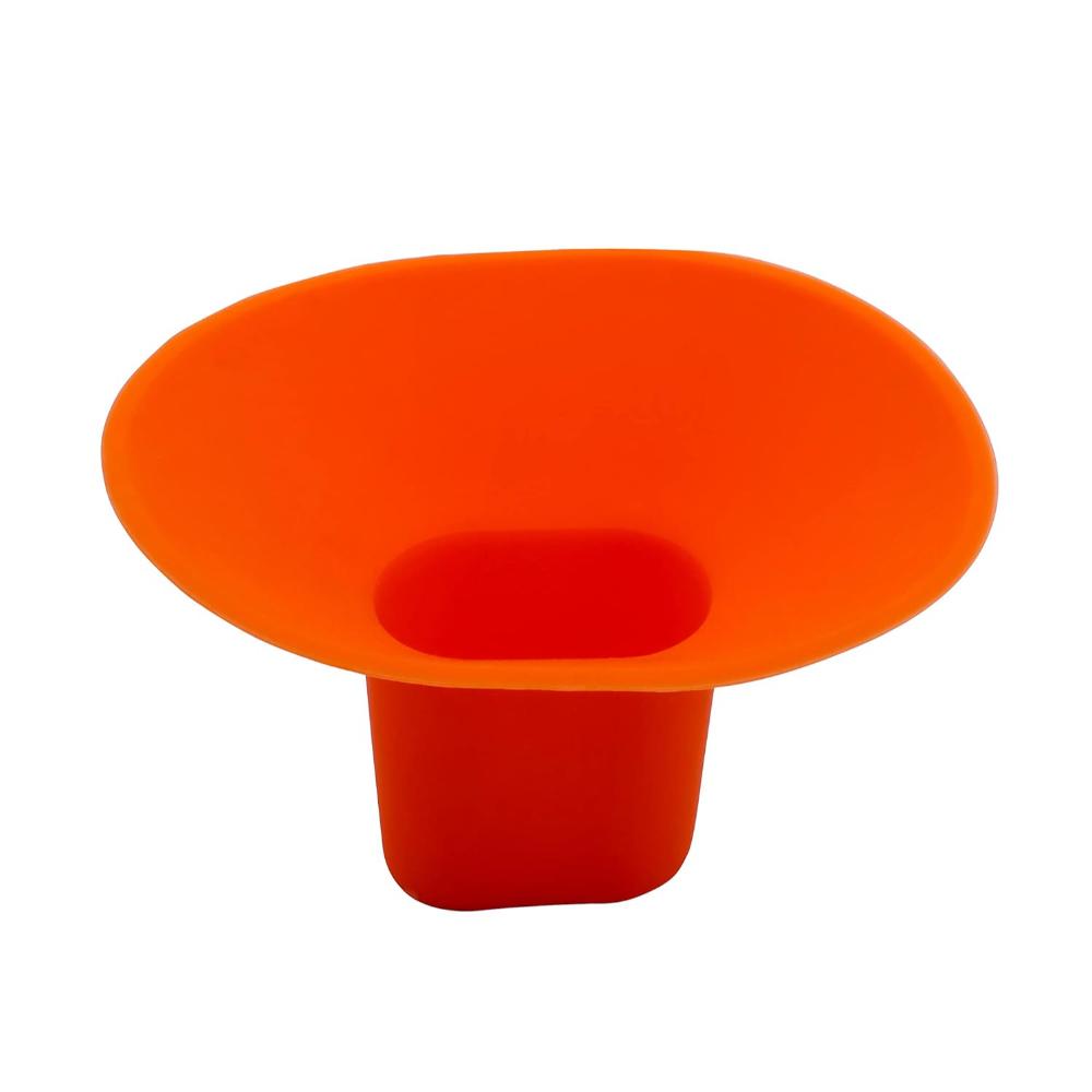 UTV Oil Funnel for Can Am Maverick X3 Defender  Foldable Flexible Silicone Oil Change Funnel for Automotive UTVs  ATVs Orange-Funnel