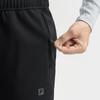 Fila Fleece Lined Warm Simple Comfortable Versatile Knitted Sports Pants Men Bottoms Deep-Black A11M541605FBK