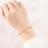 New 925 Silver Exquisite Golden Starry Bracelet Chain Link Women Bracelet Birthday Festival Jewelry Gifts