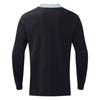 Men's Fashion Zipper Stitched T-Shirt Long Sleeve Lapel Pullover Top Blouse