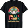 Uncle Shark Father's Day Papa Dad Uncle Men Gift T-Shirt