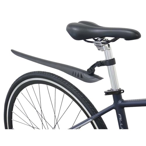 Captain Stag Bicycle Fenders, Front and Rear Mudguard Set, Black, for Road and Cross Bikes, Y-4854