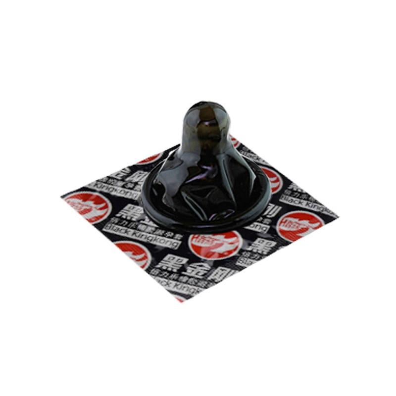 50pcs épaissir les préservatifs pour homme Double lubrification supplémentaire préservatif noir en caoutchouc naturel Latex manchon de pénis produit en gros jouets sexuels