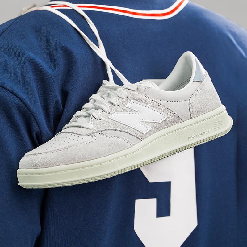 Sportovní boty NEW BALANCE pro muže i ženy, trendy a všestranné bílé tenisky, jarní styl, jednoduché a pohodlné, ležérní a sportovní boty, CT500AG