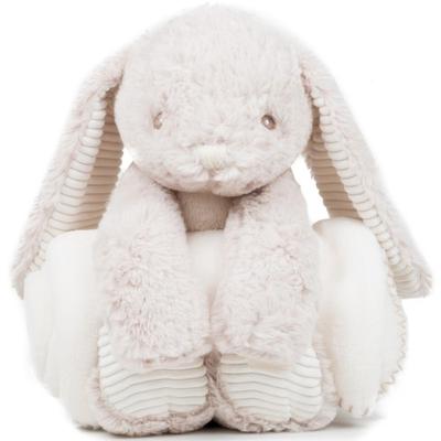 Mumbles Childrens/Kids Cute Plush Rabbit Toy With Blanket