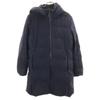 Seamless Down Coat L Navy Women Used