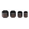 4 Pcs Leather Cutting Dies Hex Shape Alloy Steel High Strength Sharply Neatly Edge Leather Hollow