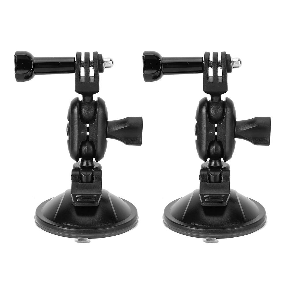 2Pcs 360 Degree Rotating Driving Video Recorder Sucker Bracket 65mm GPS Suction Cup HolderFork Head