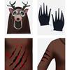 Horror Game 99 Night In The Forest Children Cosplay Jumpsuit Headgear for Men and Women Goat Deer Owl Costume Toy Birthday Gift