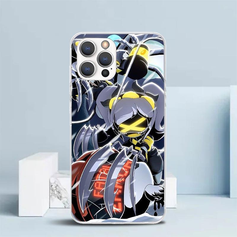 Custodia morbida per telefono M-Murder D-Drones per iPhone 16 17 Air 15 14 Pro Max 16E Custodia per telefono 13 Mini 12 11 7 SE 8 Modello stampato Custodie aderenti