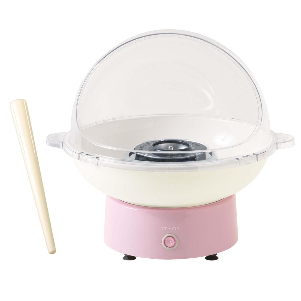 LITHON Cotton Candy Dome Official Online Cute Fun for Includes Easy To Makes Candy Brings Festival Feel To the Cotton Candy Home Use KDCC-004P,