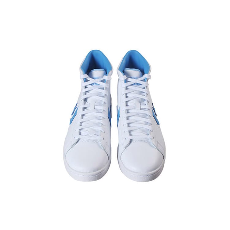 Pro Leder Converse Hi 'Weiß Blau' 166813C