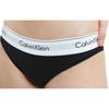 Calvin Klein Zdejmowany pasek Bandeau Litera Talia Bikini Trójkąt Majtki Zestaw Bielizna damska Kosmiczna czerń F3787AD-001+QF7628